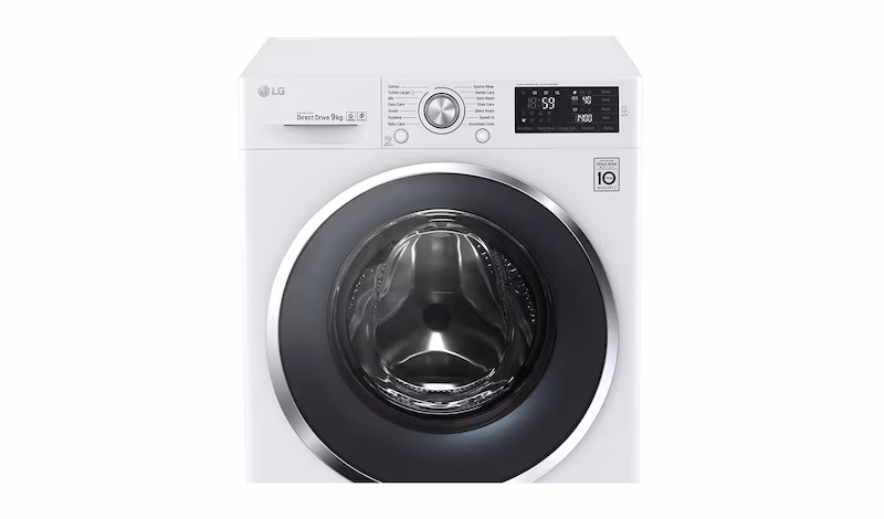 LG Lavatrice TurboWash™ 9 Kg Oblò Cromato 1400rpm 9kg Acciaio