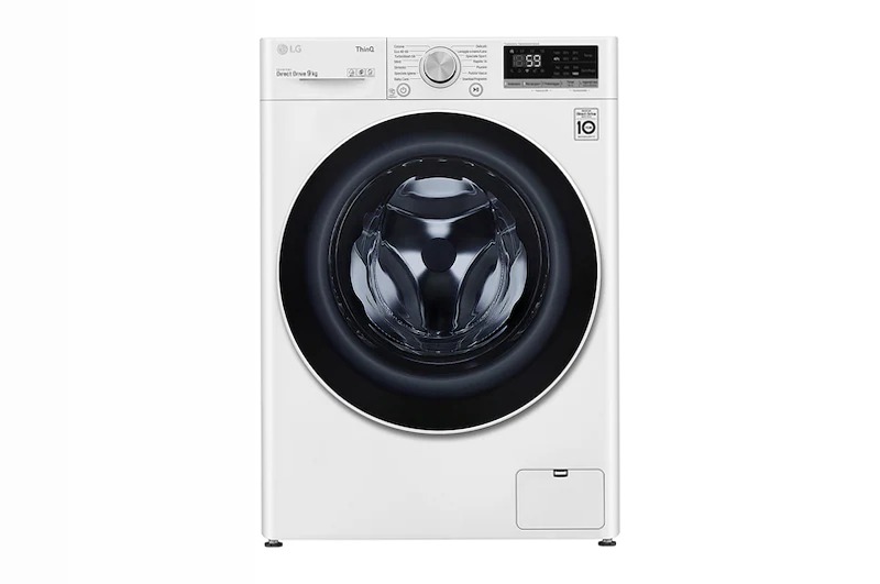 Lavatrice 9kg AI DD™ LG Serie V5 1400rpm Bianco