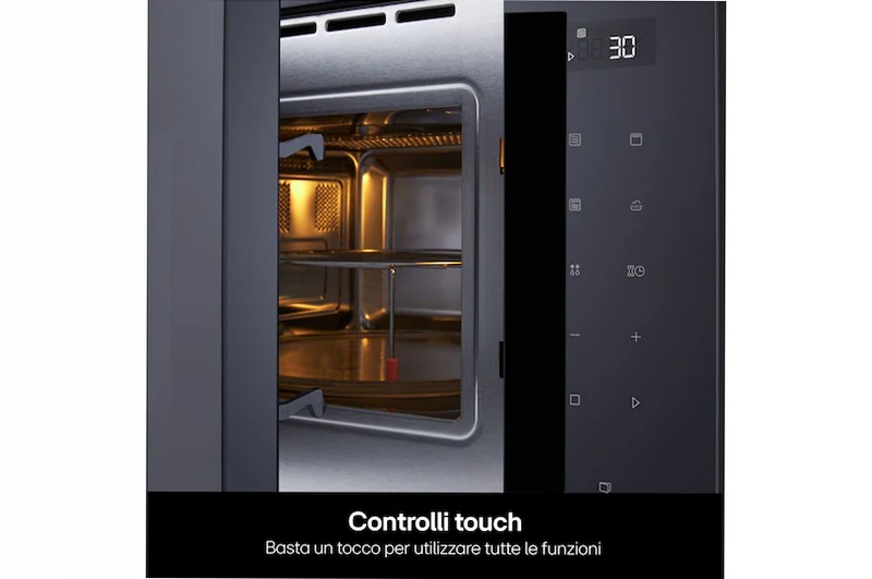 Microonde LG MG7Z2593D - 25 Litri, 900W Nero
