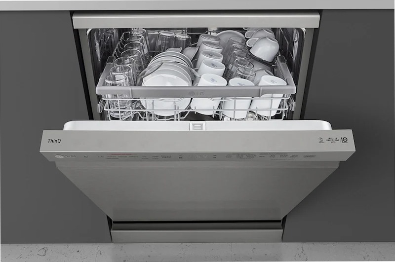 LG QuadWash DF242FPS - Lavastoviglie Vapore Classe D C 14 Argento Libera