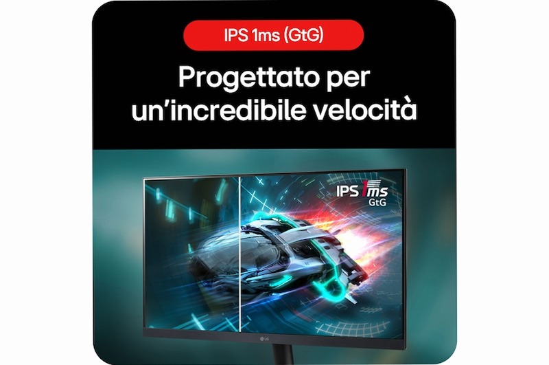 Monitor Gaming UltraGear 24" Nero IPS 1920 x 1080