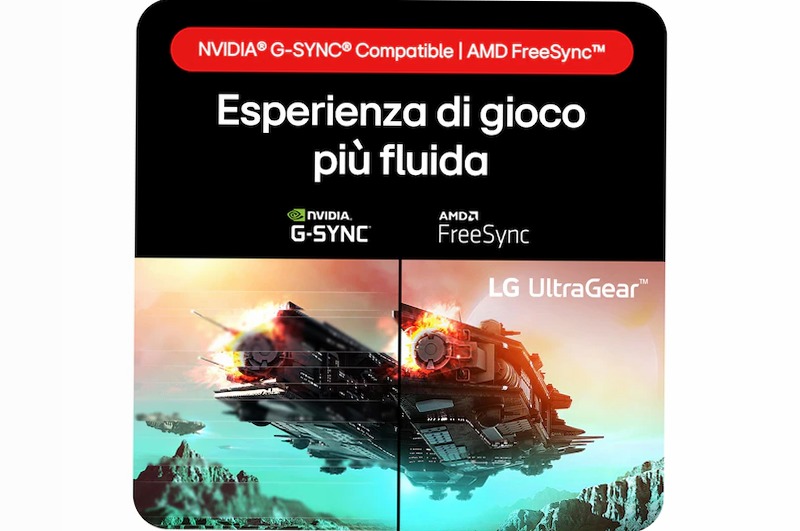 Monitor Gaming UltraGear 24" Nero IPS 1920 x 1080