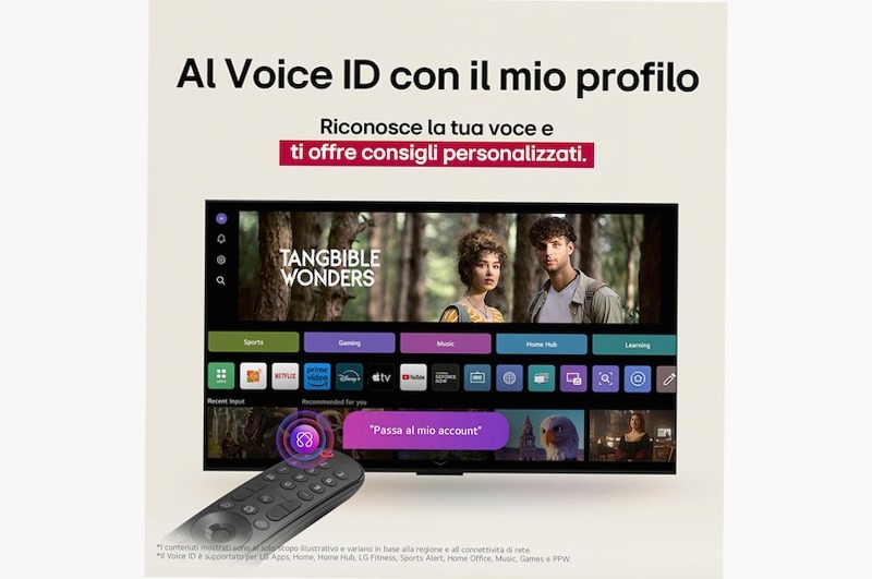 TV 55 pollici LG QNED evo AI QNED87 MiniLED 4K Smart TV 2025 - 55QNED87A6B | LG Italia 55" HD Mini-LED