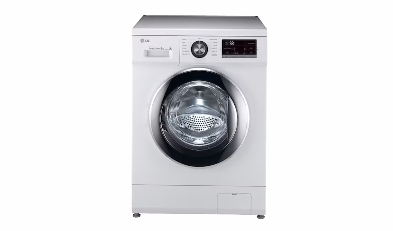 LG Lavatrice 8 Kg Oblò Cromato 1200rpm 8kg Acciaio
