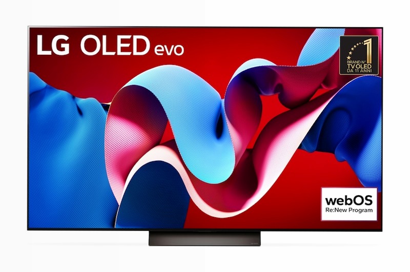 TV 55 pollici LG OLED evo AI C4 4K Smart TV 2024 Beige 55" HD