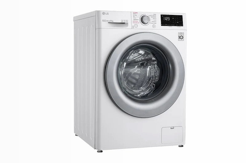 Lavatrice 8kg AI DD™ LG V3 1400rpm Bianco