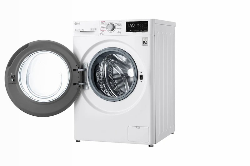 Lavatrice 8kg AI DD™ LG V3 1400rpm Bianco