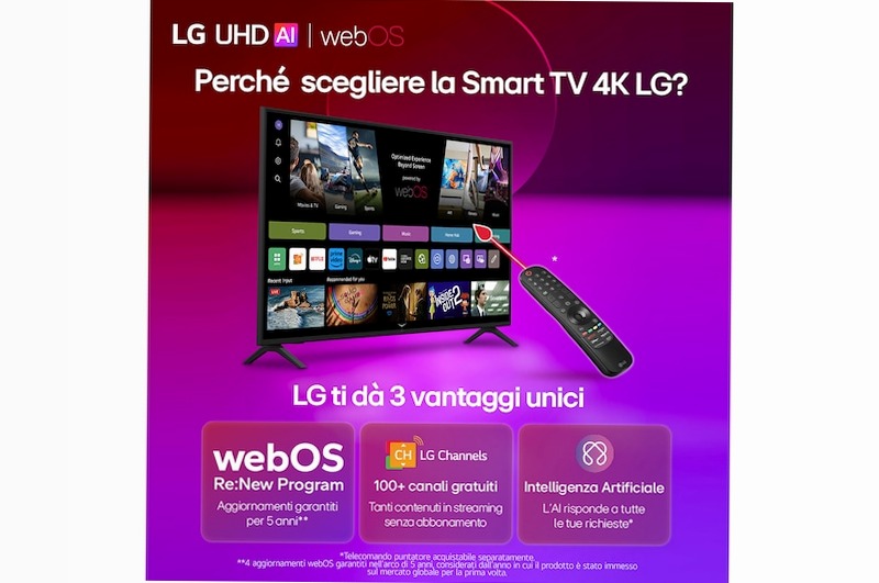 TV LG UHD 4K serie UT73 da 55 pollici 55UT73006LA webOS24 | LG Italia 55" HD