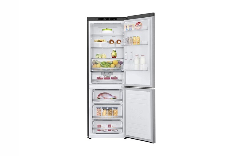 LG Frigorifero Combinato D Inox Premium 341lt