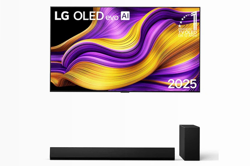 Offerta Kit Esclusivo: TV 65 pollici LG OLED evo AI G5 4K + Soundbar SG10TY I 420W su 3.1 canali | LG Italia 65" HD