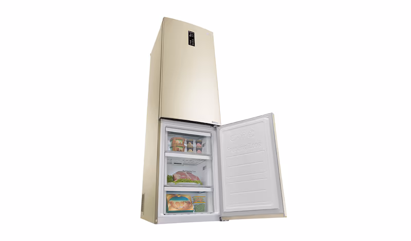 Frigorifero Combinato LG GBB60SEFZS Beige A 375lt