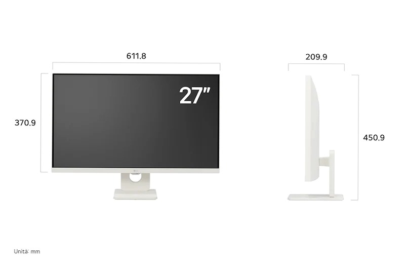 Monitor Smart LG 27U511SA-W 27"