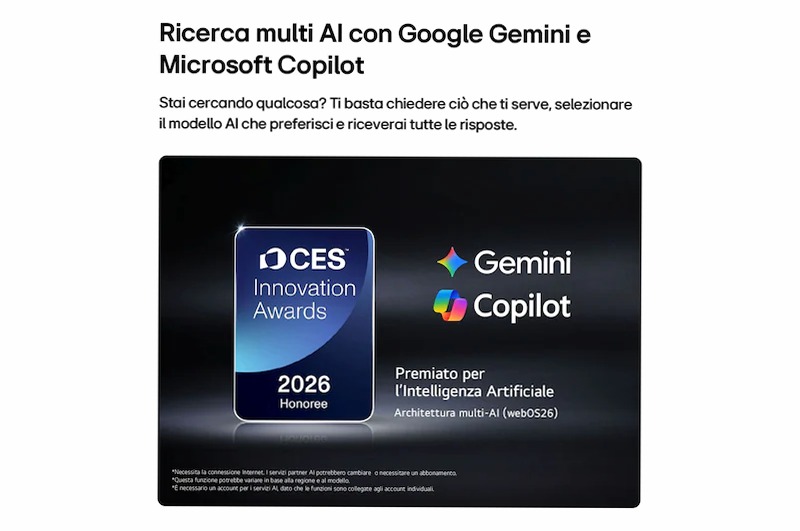 TV 65 pollici LG QNED evo AI Mini LED QNED87B 4K Smart TV 2026 - 65QNED87B6A | LG Italia 65" HD Mini-LED