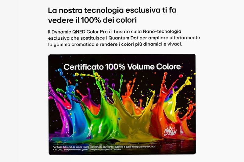 TV 65 pollici LG QNED evo AI Mini LED QNED87B 4K Smart TV 2026 - 65QNED87B6A | LG Italia 65" HD Mini-LED