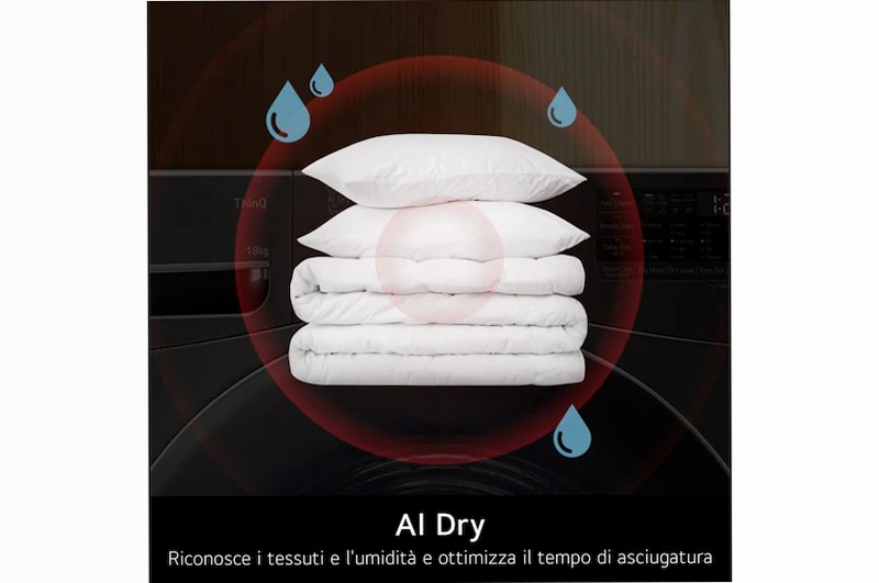 Asciugatrice 9Kg LG Serie X5 B