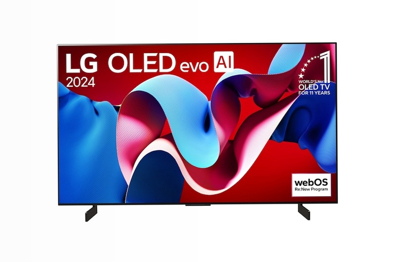 TV 42 pollici LG OLED evo AI C4 4K Smart TV 2024
