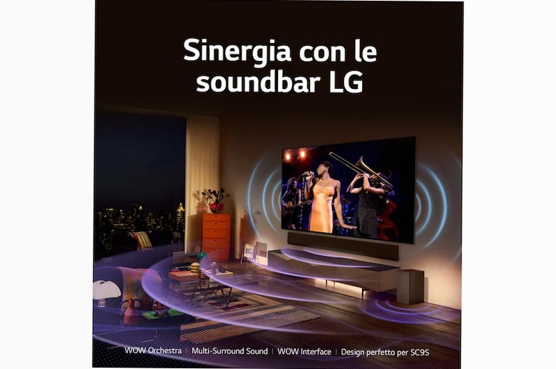 TV OLED LG C3 65'' - 4K, α9 Gen6, Smart TV WebOS HD