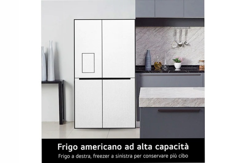 Frigorifero Side-by-Side LG GSLE81PYBC C Side by Side 628lt