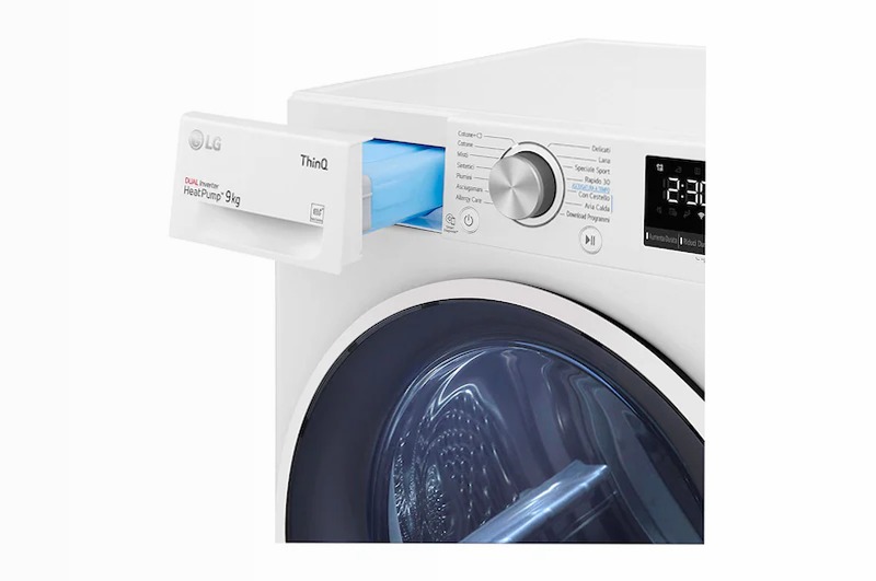 Asciugatrice 9kg a Pompa Di Calore - Classe C Bianco
