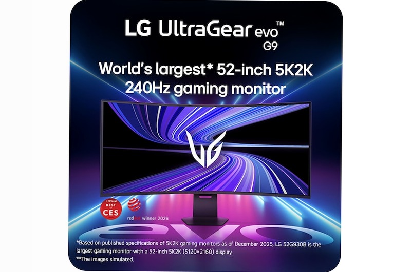 UltraGear evo G9 52″ - Monitor Gaming 5K2K 240Hz Fucsia