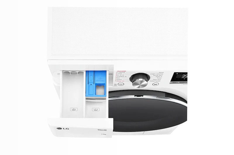 Lavatrice 9kg AI DD™ Serie R7 Classe A-10% 1400rpm Bianco