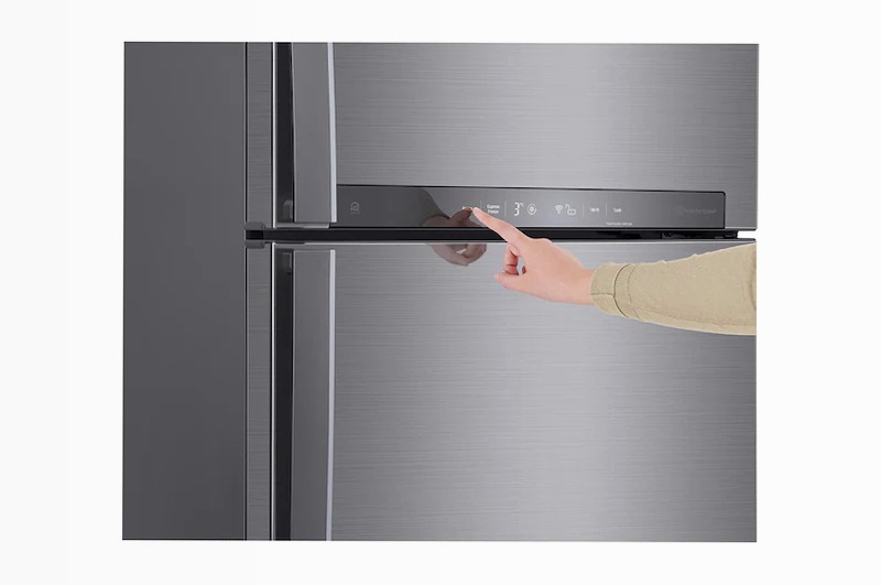 Frigorifero Doppia Porta LG 438L No Frost con WiFi - Inox E 438lt