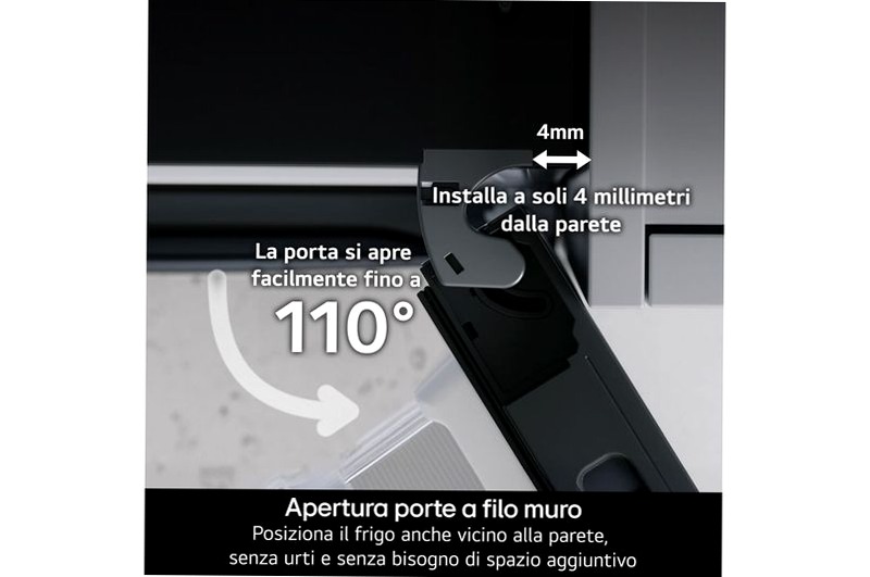 Frigorifero Fit & Max 60 cm LG Argento A Combinato 375lt