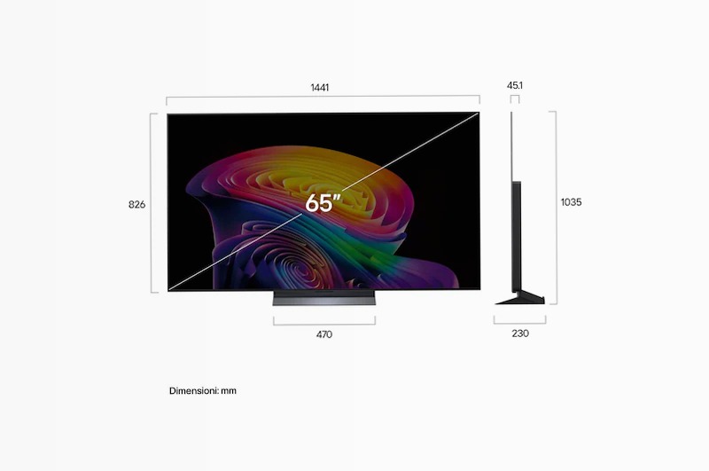 tv 65 pollici LG OLED evo AI C6 4K Smart TV 2026 - OLED65C66LB.API | LG Italia 65" HD