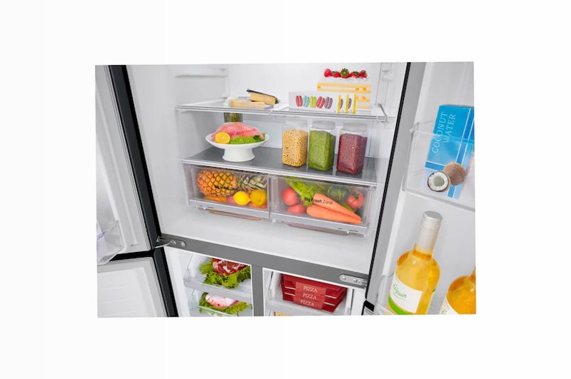 Frigorifero LG GMB844MC4E - Multidoor Slim Classe E Nero 530lt