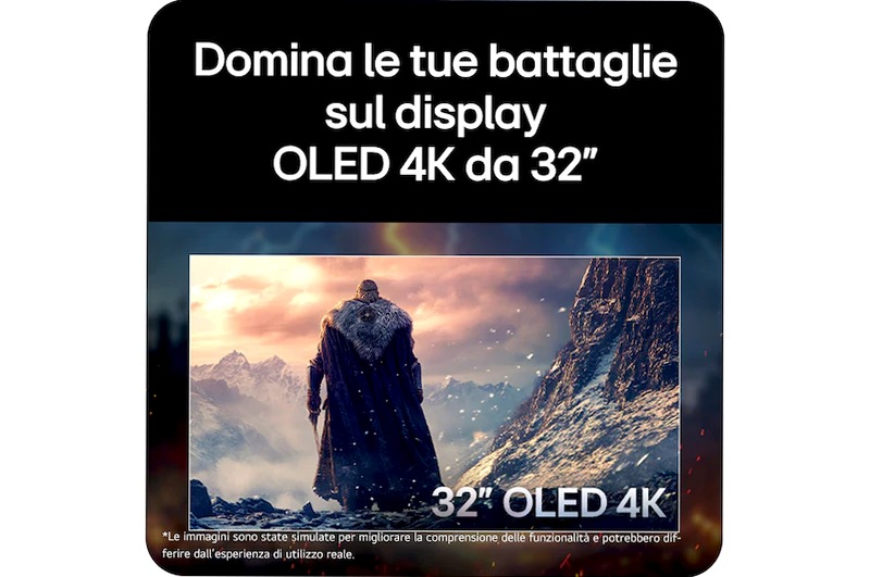 Monitor Gaming UltraGear OLED 32" Beige 3840 x 2160
