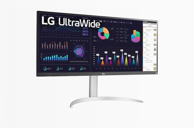 Monitor 34" UltraWide LG WQ650 Argento 2560 x 1080