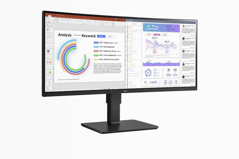LG Business Monitor Docking 34" Nero 3440 x 1440