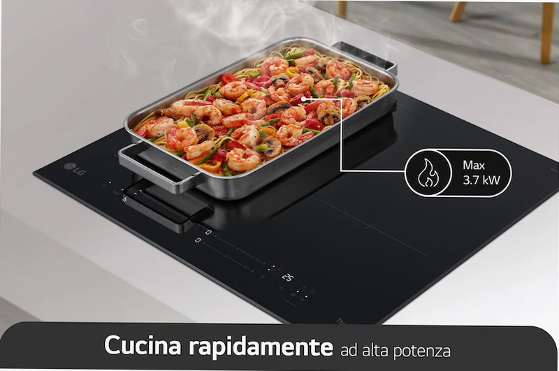 LG CI7Z3035BA Piano cottura induzione 80cm 7,4kW | LG Italia Nero 4