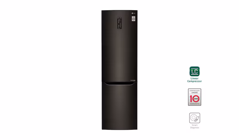 LG Frigorifero Combinato 10% Maniglie integrate Display esterno LED A 375lt