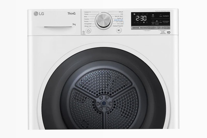 LG RH90V5AV6N asciugatrice Dual Inverter 9kg D