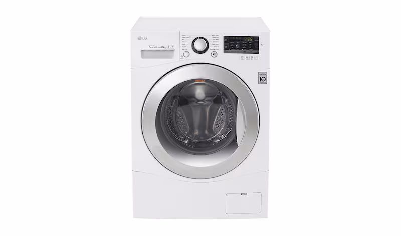 LG Lavatrice TurboWash™ 8 Kg Oblò Cromato 1200rpm 8kg Acciaio