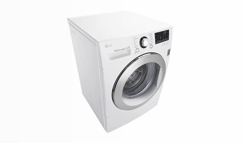 LG Lavatrice TurboWash™ 8 Kg Oblò Cromato 1200rpm 8kg Acciaio