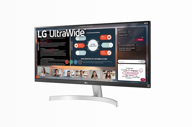 LG Monitor UltraWide IPS 29” 21:9 Full HD HDR Bianco 2560 x 1080