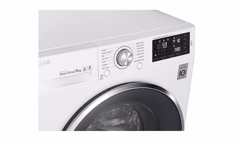 LG Lavatrice TurboWash™ 8 Kg Oblò Silver - FH2U2TDN1 1200rpm 8kg Argento