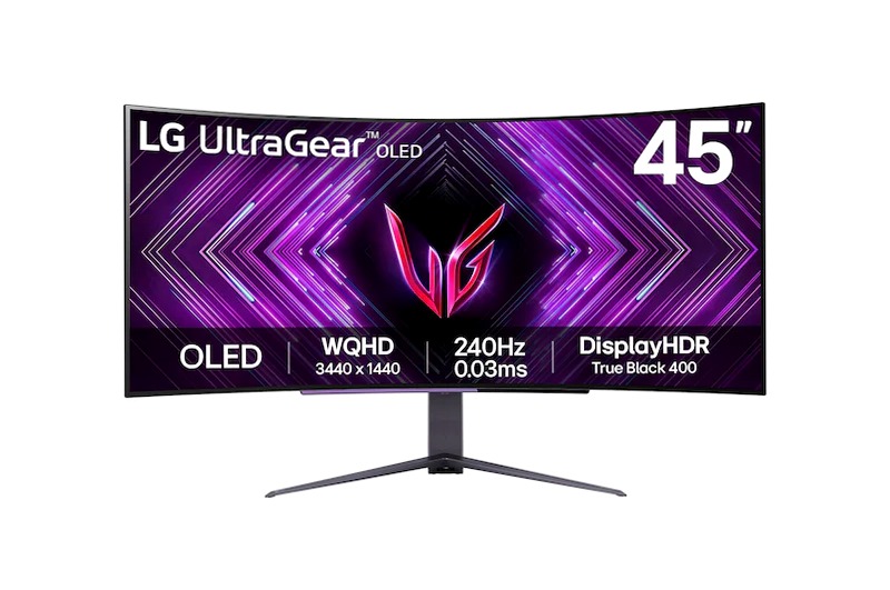 Monitor Gaming UltraGear OLED 45" Nero 3440 x 1440