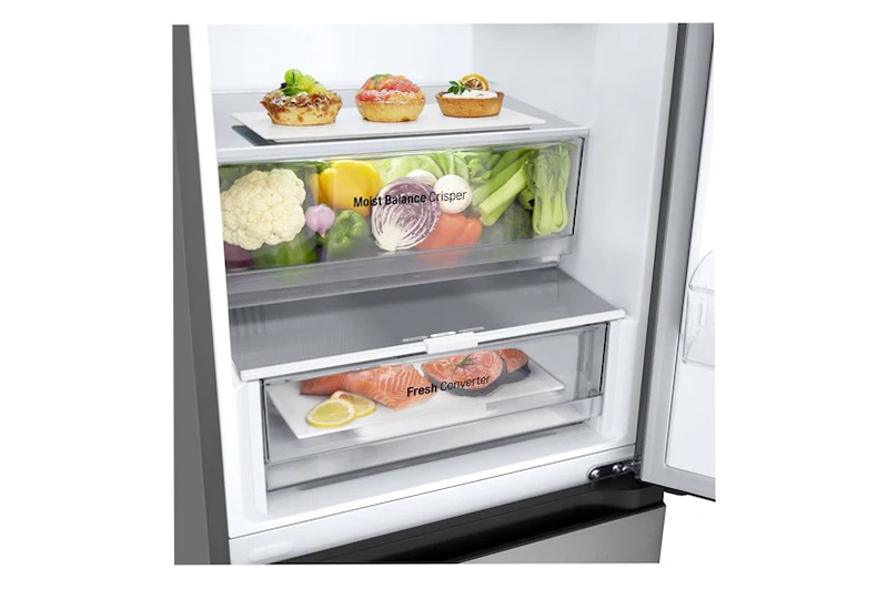 Frigorifero LG GBV3110EPY - Classe E Prime Silver Argento Combinato 344lt