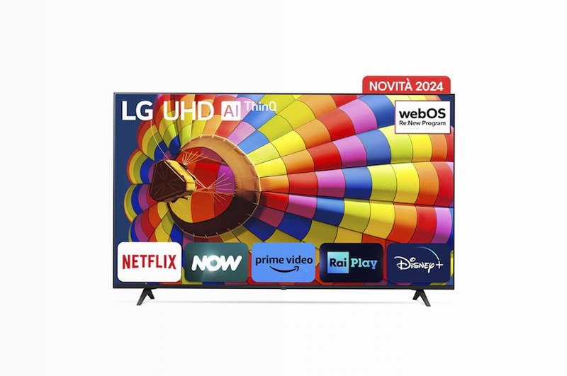 TV UHD LG Serie UT80 55'' Beige