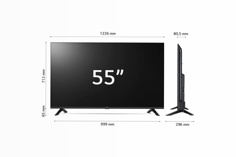 TV UHD LG Serie UT73 55'' Beige HD