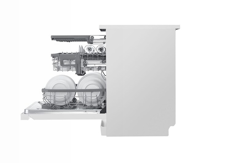LG QuadWash DF365FWS - Lavastoviglie Vapore Classe B