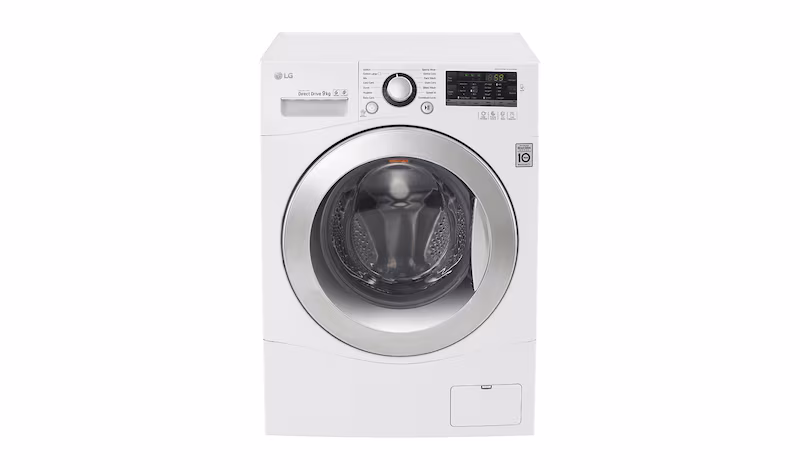 LG Lavatrice TurboWash™ 9 Kg Oblò Cromato 1400rpm 9kg Acciaio