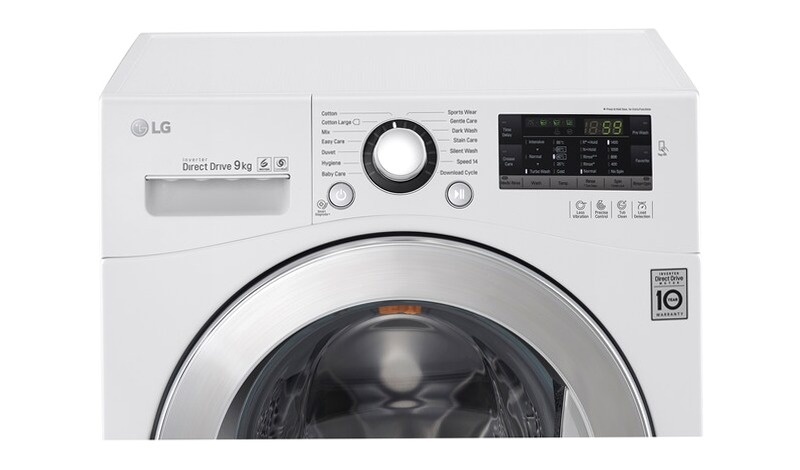 LG Lavatrice TurboWash™ 9 Kg Oblò Cromato 1400rpm 9kg Acciaio