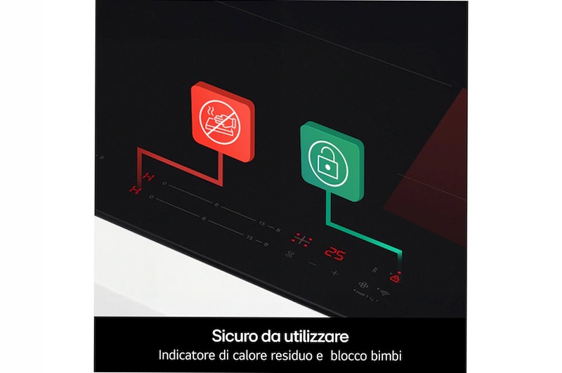 Piano cottura induzione LG CI5Z3025BN Nero A 4