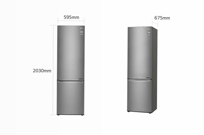 LG Frigorifero Combinato Maniglie Integrate LED C 384lt