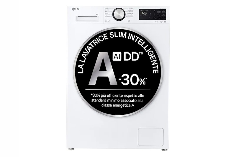Lavatrice Slim 8kg Next AI DD™ | Serie X5 Classe A-30% 1200rpm