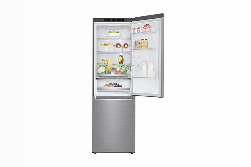 Frigorifero Combinato LG GBB71PZEFN Inox D